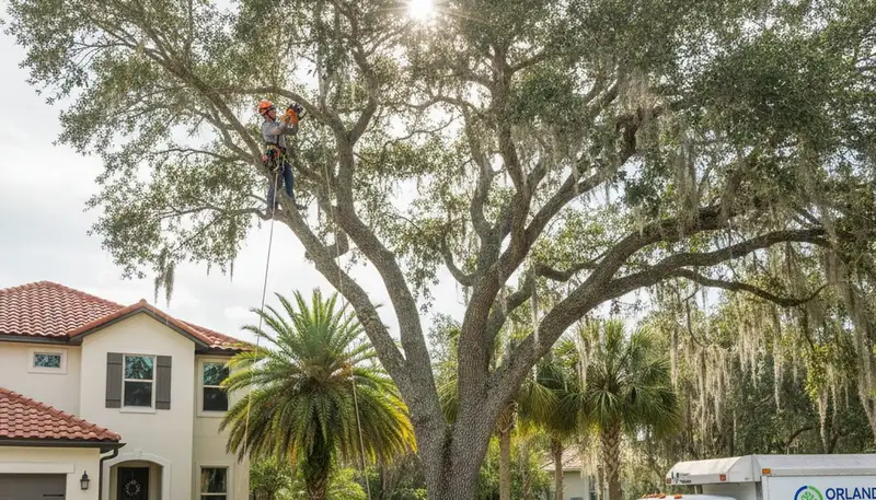 Professional tree removal service in Kissimmee FL by certified arborists