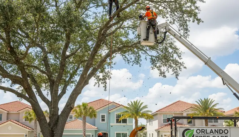 Professional tree removal service in Kissimmee FL by certified arborists